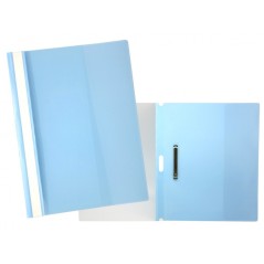 ✅ LOT de 5 Oui Attache Dossier PP Polypropylène Transparent - Clip Métallique Latéral - Capacité 30 Feuilles en stock