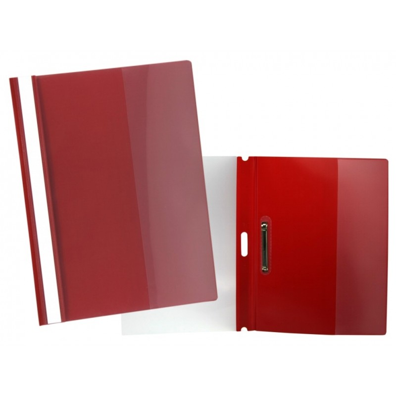 Yes Attache Dossier PP Polypropylène Transparent - Clip Métallique Latéral - Capacité 30 Feuilles A4 - Couleur Bordeaux Yes Attache Dossier PP Polypropylène Transparent - Clip Métallique Latéral - Capacité 30 Feuilles A4 - Couleur Bordeaux