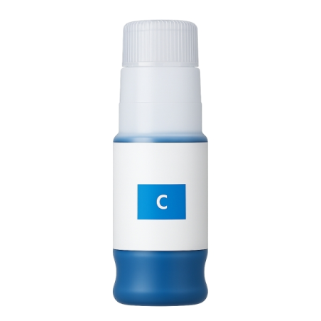 bouteille plastique bleu capuchon blanc