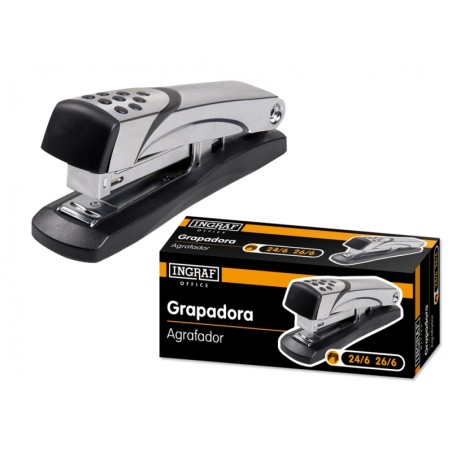 â Agrafeuse en mÃ©tal Ingraf N5 - Corps en mÃ©tal avec garniture en plastique - RevÃªtement en caoutchouc antidÃ en stock