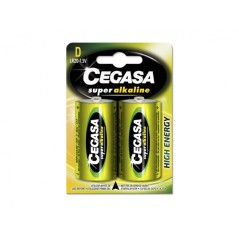 ✅ Cegasa Super Alcaline LR20 Blister 2 Unités - Haute Technologie - Fiabilité - Haute Performance - Différent en stock