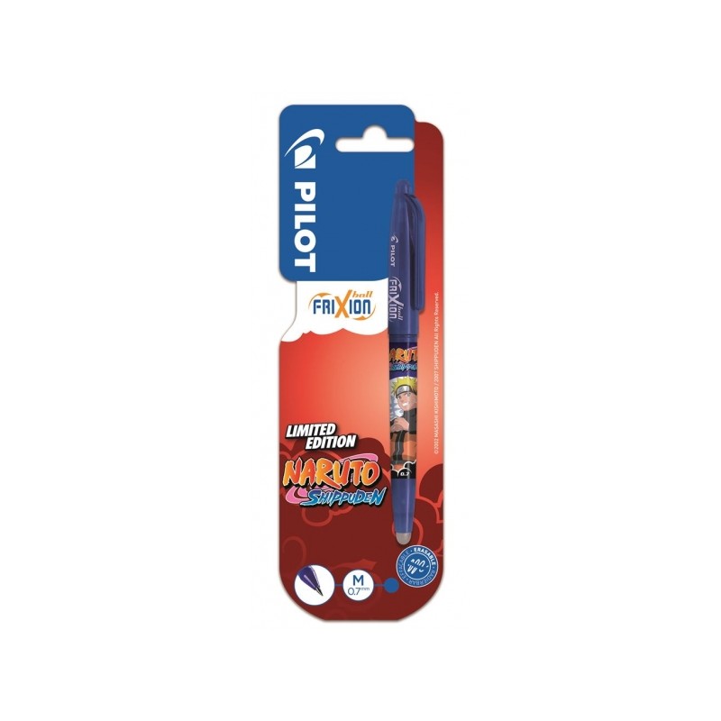 Stylo gel effaçable bleu 0,7 mm Pilot Frixion Ball Naruto Stylo gel effaçable bleu 0,7 mm Pilot Frixion Ball Naruto