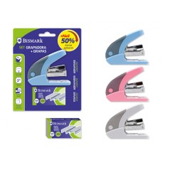 ✅ Agrafeuse sans effort Bismark - Système révolutionnaire - 50 % d'effort en moins - Agrafes incluses - Couleu en stock