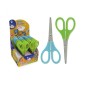 LOT de 20 Présentoir Bismark Kids de 20 ciseaux d'école - Poignées en plastique - Pointe émoussée - Couleurs assorties