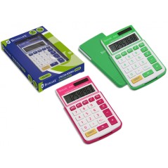Calculatrices Bismark colorées huit chiffres