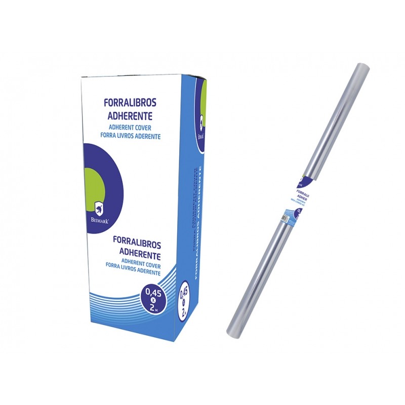 Bismark Serre-livres adhésifs en PVC - Doublure en plastique adhésif - Idéal pour recouvrir les livres sans endommager les