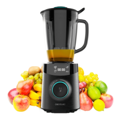 Blender Cecotec Power Black Titanium 1800 Advance - 1800 W - Lame en titane - Bol en verre de 1,8 L - Programmes automatiques
