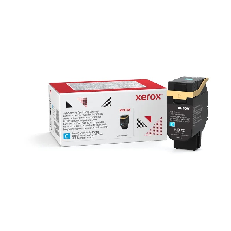 Cartouche de toner cyan Xerox 006R04686 pour VersaLink C410/C415
