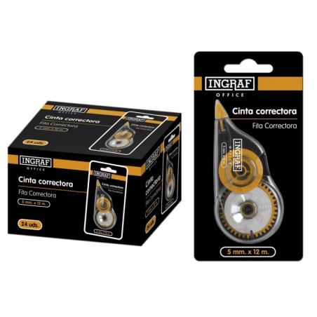 Ruban correcteur Ingraf orange 24