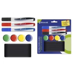 Set marqueurs tableau blanc Bismark