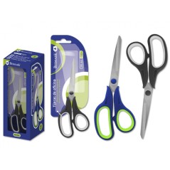 ✅ LOT de 8 Ciseaux de bureau Bismark en acier inoxydable - Poignée ergonomique - Très légers et résistants - en stock