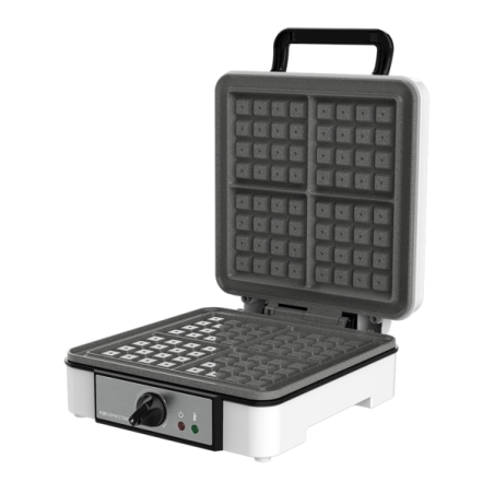 Gaufrier quadruple Cecotec Fun Gofrestone 4Inox - 1200 W - Revêtement antiadhésif - Température réglable - Acier inoxydable