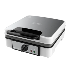 Gaufrier quadruple Cecotec Fun Gofrestone 4Inox - 1200 W - Revêtement antiadhésif - Température réglable - Acier inoxydable