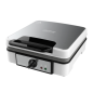 Gaufrier quadruple Cecotec Fun Gofrestone 4Inox - 1200 W - Revêtement antiadhésif - Température réglable - Acier inoxydable