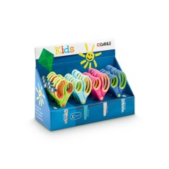 ✅ Dahle 54683 Kids Présentoir de 24 Ciseaux Enfant 13 cm - Pointes Arrondies - Acier Inox - Poignées Ergonomiq en stock
