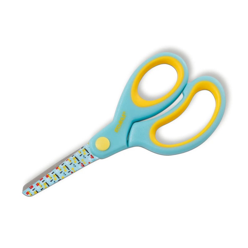 Dahle 54662 Kids Ciseaux Enfant 13 cm - Bouts Arrondis - Acier Inoxydable - Poignées Ergonomiques Recouvertes de Caoutchouc