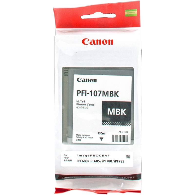 Canon Cartouche encre PFI-107mbk (6704B001) Noir mat