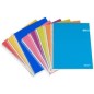 LOT de 8 Ancor Classic Stripes Carnet à Spirale Format Folio Rayure Horizontale - 80 Feuilles 90gr - Couverture Carton Laminé