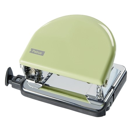 ✅ Perforatrice rétro en métal Petrus 52 - Jusqu'à 20 feuilles - Marques de format - Vidage facile - Perforatr en stock