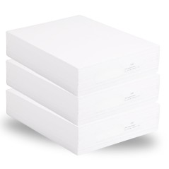 ✅ Lot de 3 ramettes - 1 500 feuilles de papier pour imprimante et photocopieur, format A4, 80 g/m², blanc, cert en stock