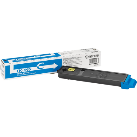 Kyocera TK-895c (1T02K0CNL0) cyan pour impressions nettes et vives