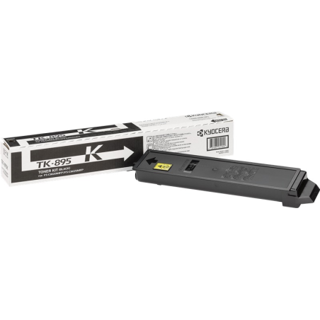 Kyocera TK-895k (1T02K00NL0) noir - Toner 12000 pages fiable