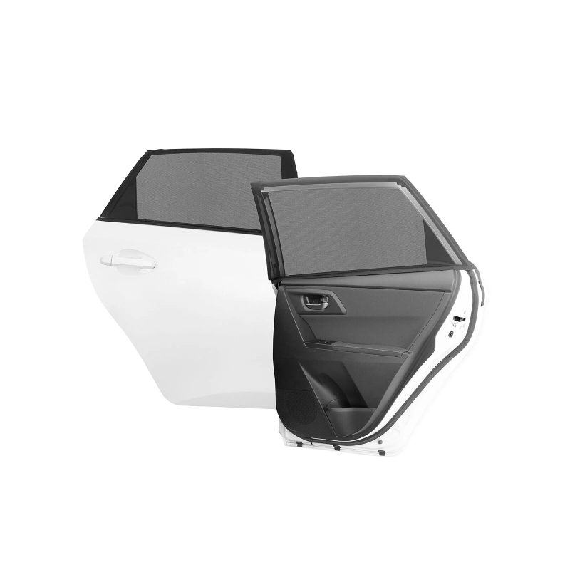 Innovagoods UVlock Lot de 2 moustiquaires pare-soleil pour fenêtres - Multifonctionnelles - Faciles à nettoyer - Protection UV