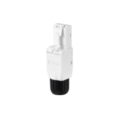 Connecteurs Nanocable RJ45 8 fils Cat. 6A, lot de 10 – Sertissage automatique sans outil – Blanc