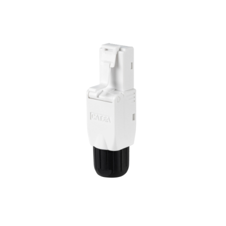 Connecteurs Nanocable RJ45 8 fils Cat. 6A, lot de 10 – Sertissage automatique sans outil – Blanc