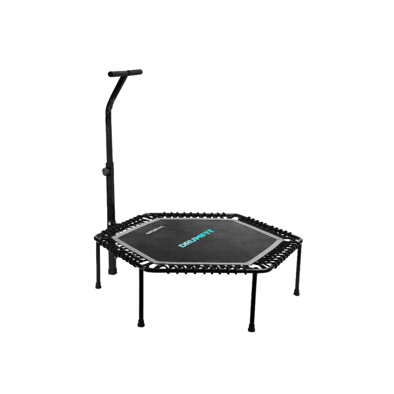Trampoline de fitness Cecotec Drumfit Jump 1270 (127 cm) - Supporte jusqu'à 100 kg - Accessoires inclus - Pliable - Pieds