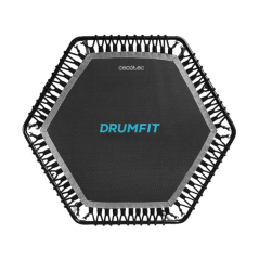 Trampoline de fitness Cecotec Drumfit Jump 1270 (127 cm) - Supporte jusqu'à 100 kg - Accessoires inclus - Pliable - Pieds