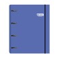 Classeur Enri A4 - Couverture Extra Rigide - 4 Anneaux - Couleur Bleu