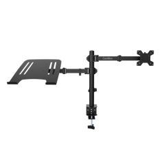 Support pivotant et inclinable pour ordinateur portable et écran/TV Coolbox MP01, 8 kg, jusqu'à 32 pouces - Noir