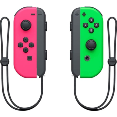 Ensemble de manettes Joy-Con Nintendo (gauche/droite) pour Nintendo Switch - Jusqu'à 20 heures d'autonomie - Vibrations HD
