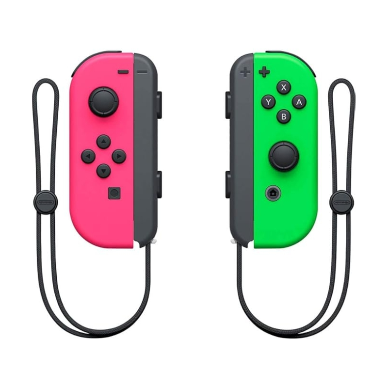 Ensemble de manettes Joy-Con Nintendo (gauche/droite) pour Nintendo Switch - Jusqu'à 20 heures d'autonomie - Vibrations HD