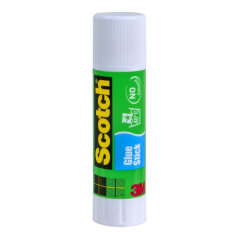 LOT de 20 Présentoir Scotch de 20 bâtons de colle solide de 21 g - Couleur transparente
