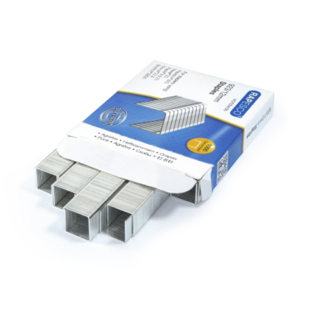 Boîte de 1 000 agrafes Rapesco 923/12 - Fil galvanisé renforcé - Broche de 12 mm