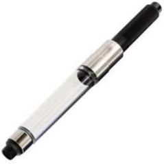 stylo retractable transparent grip noir