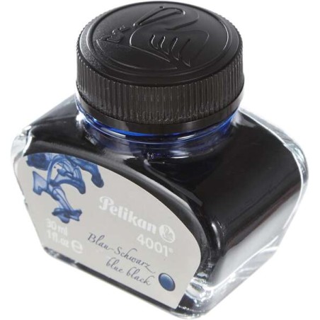 Encre stylo plume Pelikan 4001 bleu noir 30 ml