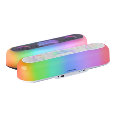 Enceinte Bluetooth Mars Gaming MSB-ORB 20 W - Éclairage RGB à 360° - Batterie 2400 mAh - Contrôle du volume - Portée jusqu'à 10