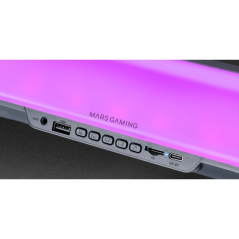 Enceinte Bluetooth Mars Gaming MSB-ORB 20 W - Éclairage RGB à 360° - Batterie 2400 mAh - Contrôle du volume - Portée jusqu'à 10