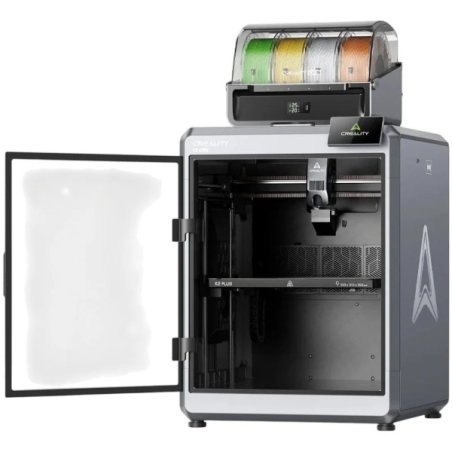 Imprimante 3D Creality K2 Plus Combo avec boîtier fermé et unité CFS - Volume 35 x 35 x 35 cm - Impression haute vitesse 600