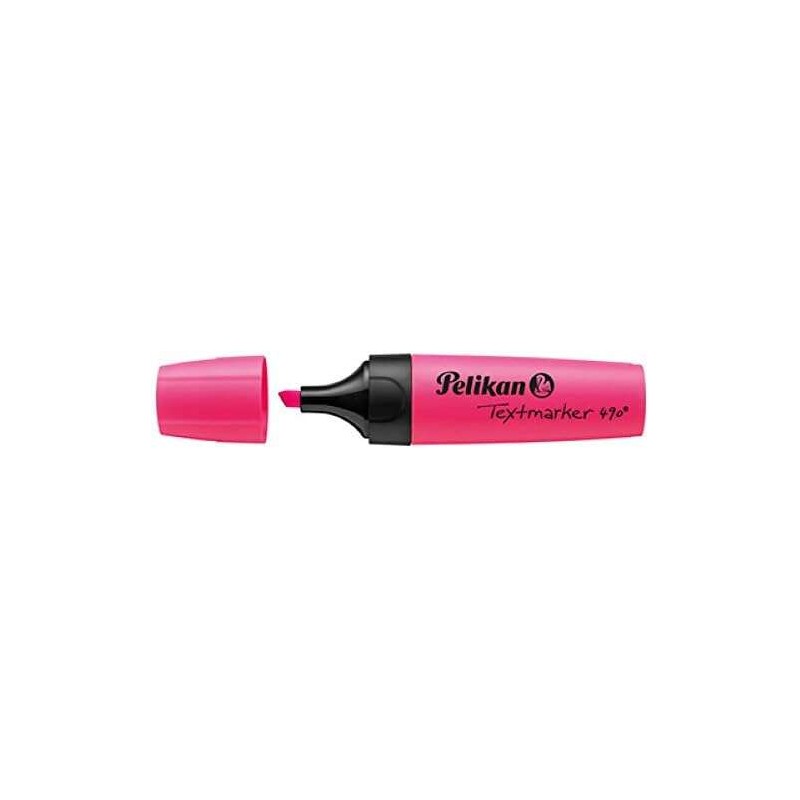 Surligneur Pelikan Textmarker 490 rose fluorescent x10