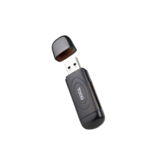 Lecteur de cartes Tooq USB-A 3.0 - Compatible SD, Micro SD et TF - Noir