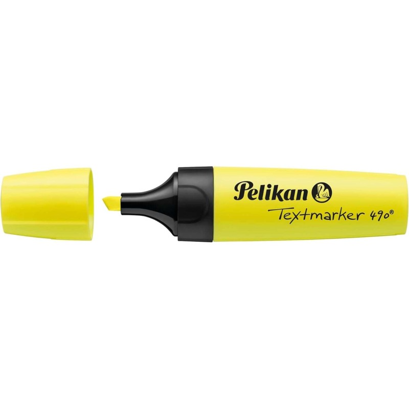 Surligneur jaune fluorescent Pelikan 490 x10