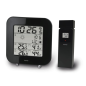 Station météo Hama EWS-200 - Horloge - Prévisions météo - Capteur extérieur - Radiofréquence - Thermomètre - Hygromètre - 11 x