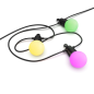 Guirlande lumineuse LED RGB Hama Smart pour extérieur - Longueur : 8 m - Indice de protection IP44 - Wi-Fi - Flexible - Câble