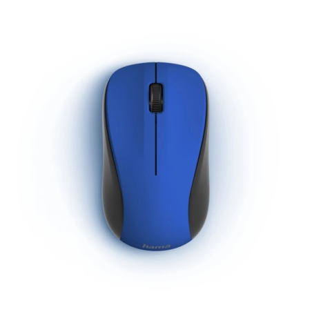 Souris optique sans fil Hama MW-300 V2 1200 dpi - 3 boutons - Silencieuse - USB-A RF 2,4 GHz - Ambidextre - Portée 10 m - 5,8 x