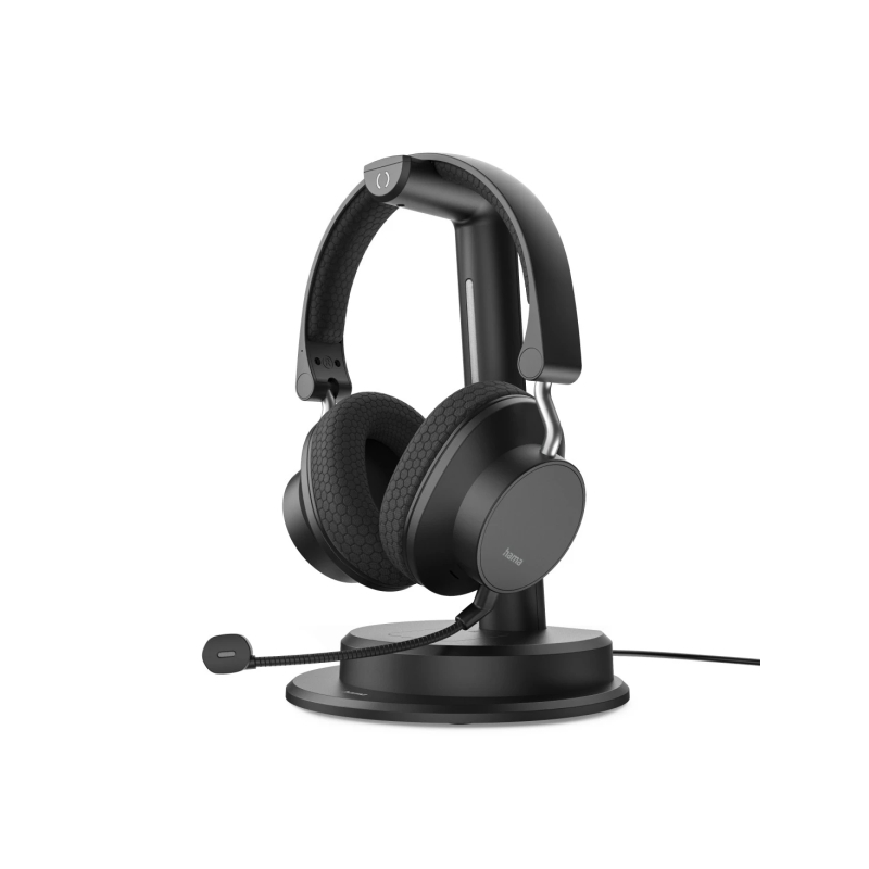 Casque Hama BT-900 avec microphone omnidirectionnel - Bluetooth - Arceau réglable - Portée de 10 m - Pliable - Prise jack 3,5