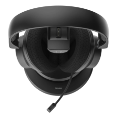 Casque Hama BT-900 avec microphone omnidirectionnel - Bluetooth - Arceau réglable - Portée de 10 m - Pliable - Prise jack 3,5